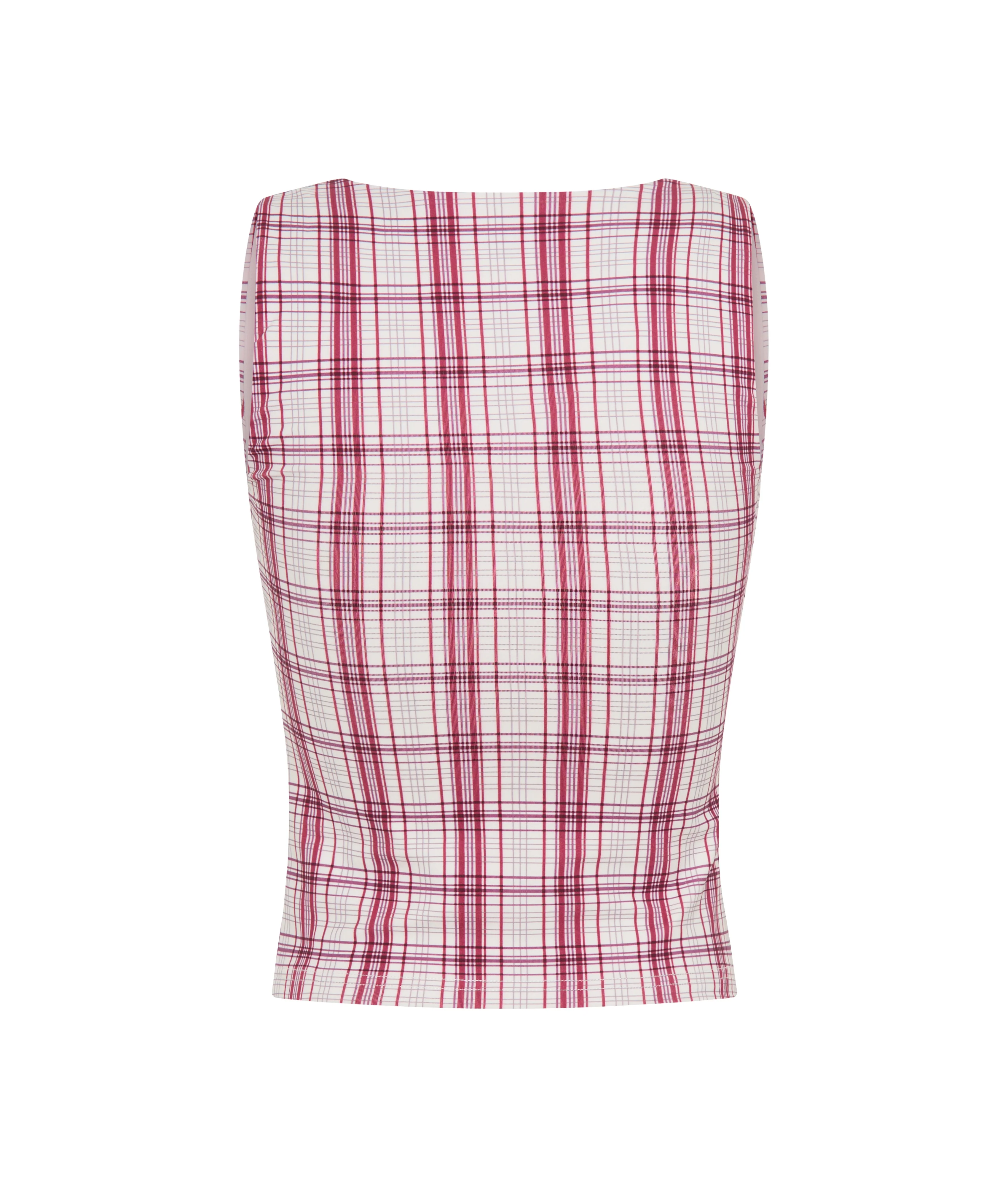 Alexis Top | Red Plaid - Image 3