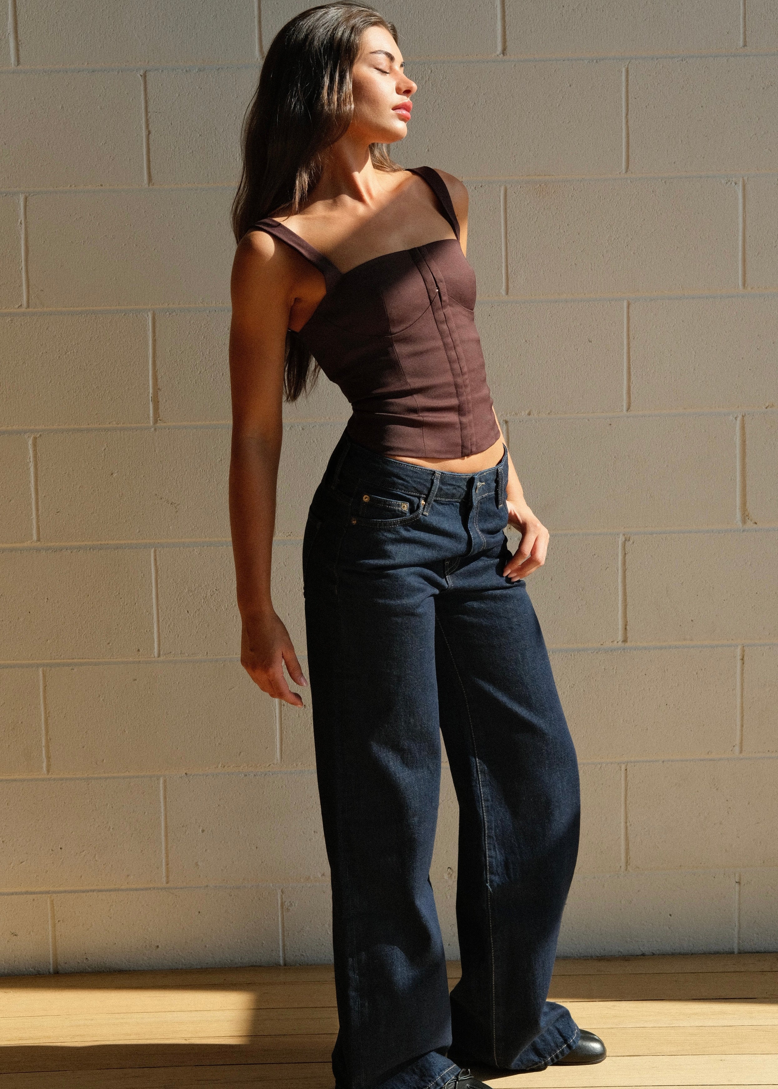 Harper Bustier | Chocolate - Image 3