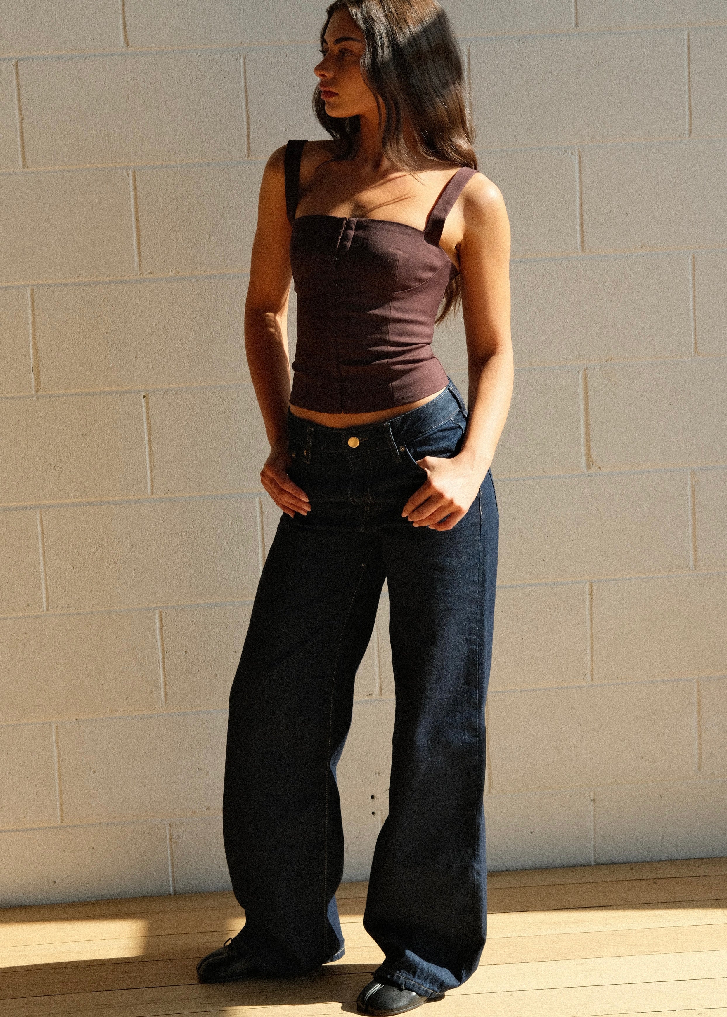 Harper Bustier | Chocolate - Image 4