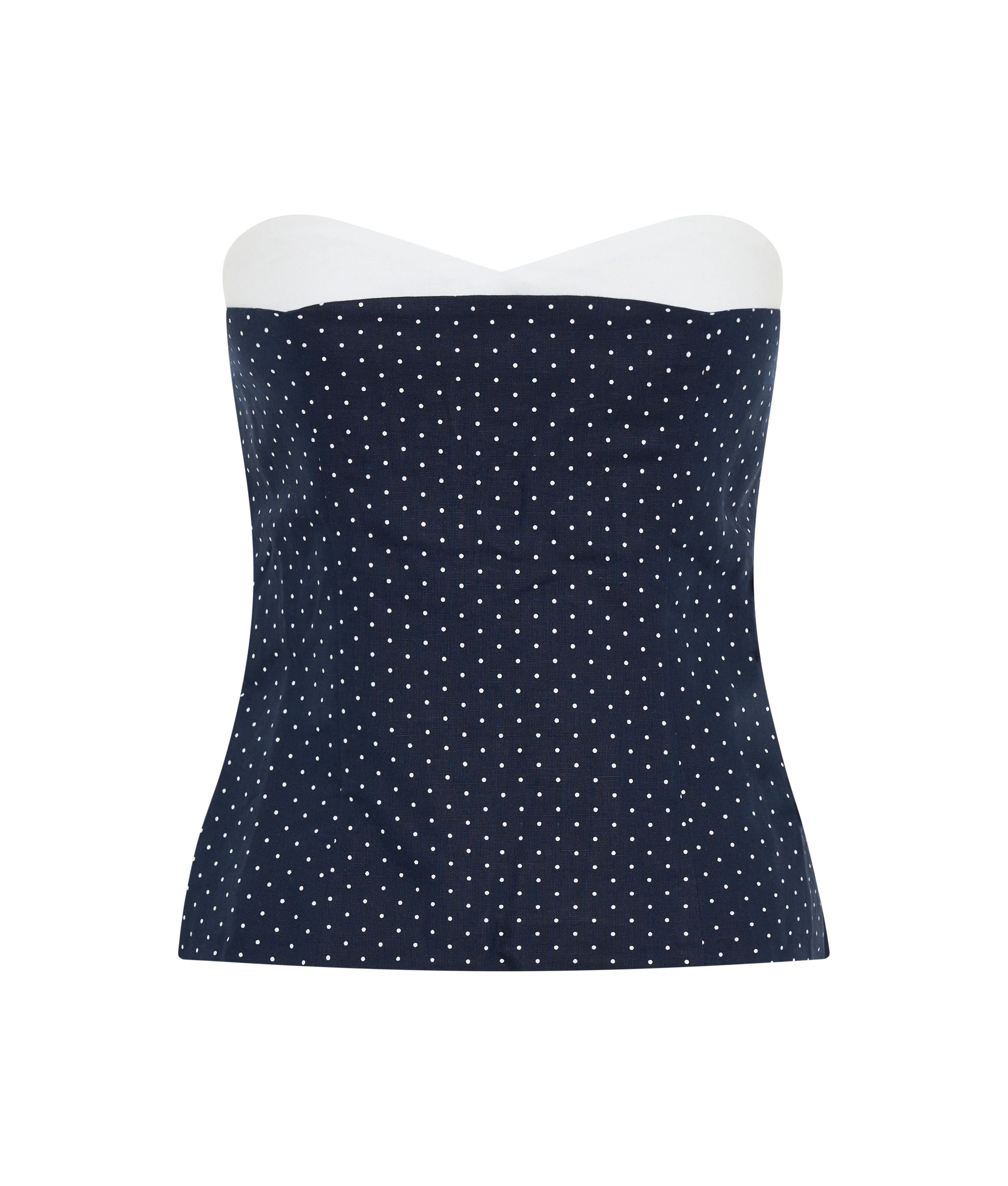 Kylie Bustier | Navy Polka - Image 3