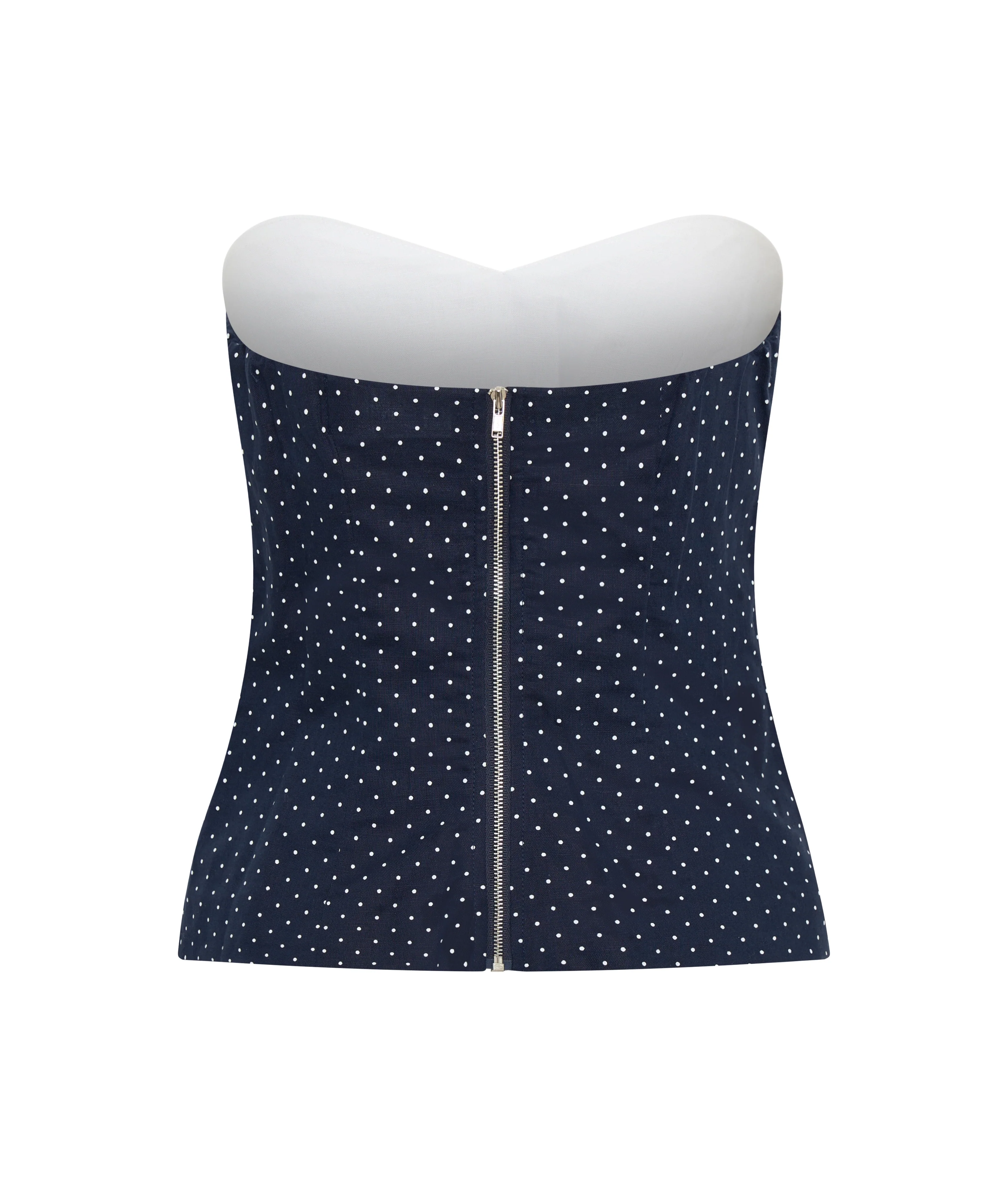 Kylie Bustier | Navy Polka - Image 4